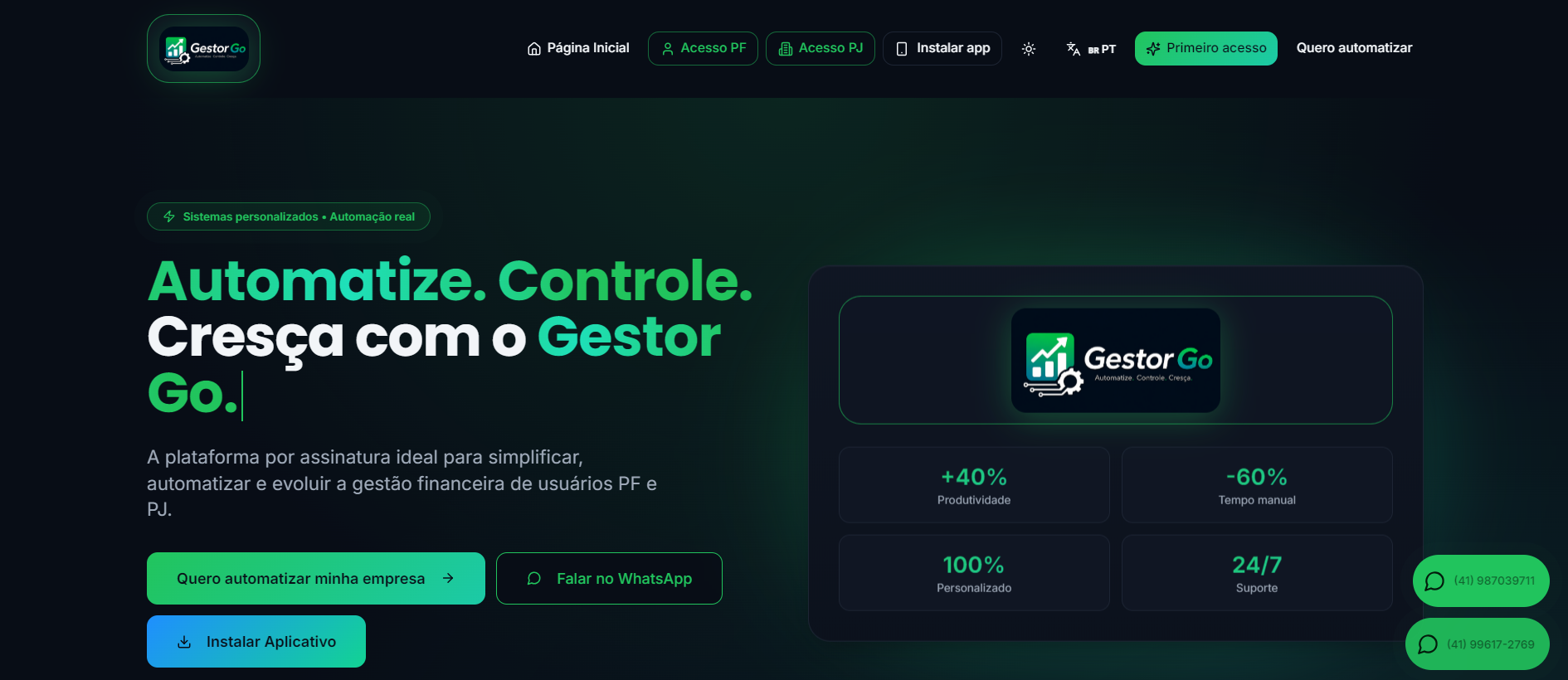 Preview GestorGO